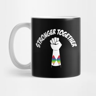 Rainbow Power Stronger Together Mug